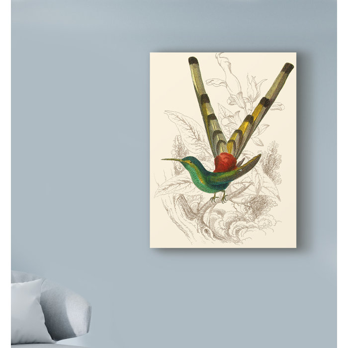 Charlton Home Hummingbird Ii Acrylic Painting Print On Wrapped