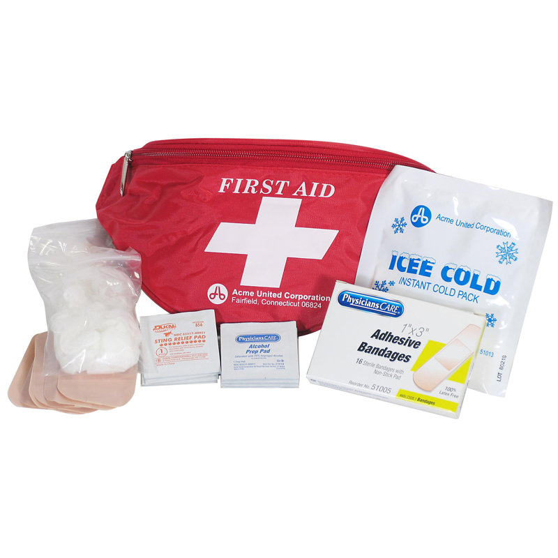 49 Piece First Aid Fanny Pack