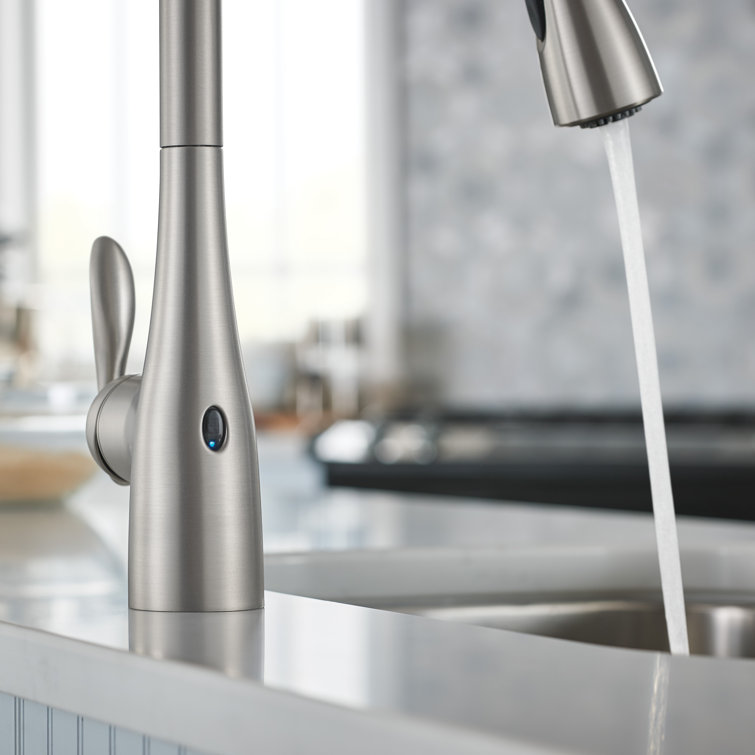 Moen Arbor Pull Down Touchless Single Handle Kitchen Faucet ...