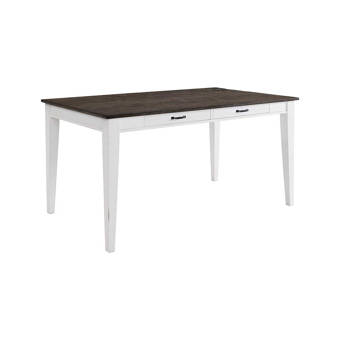 August Grove Brinda Dining Table With 4 Drawers Wayfair