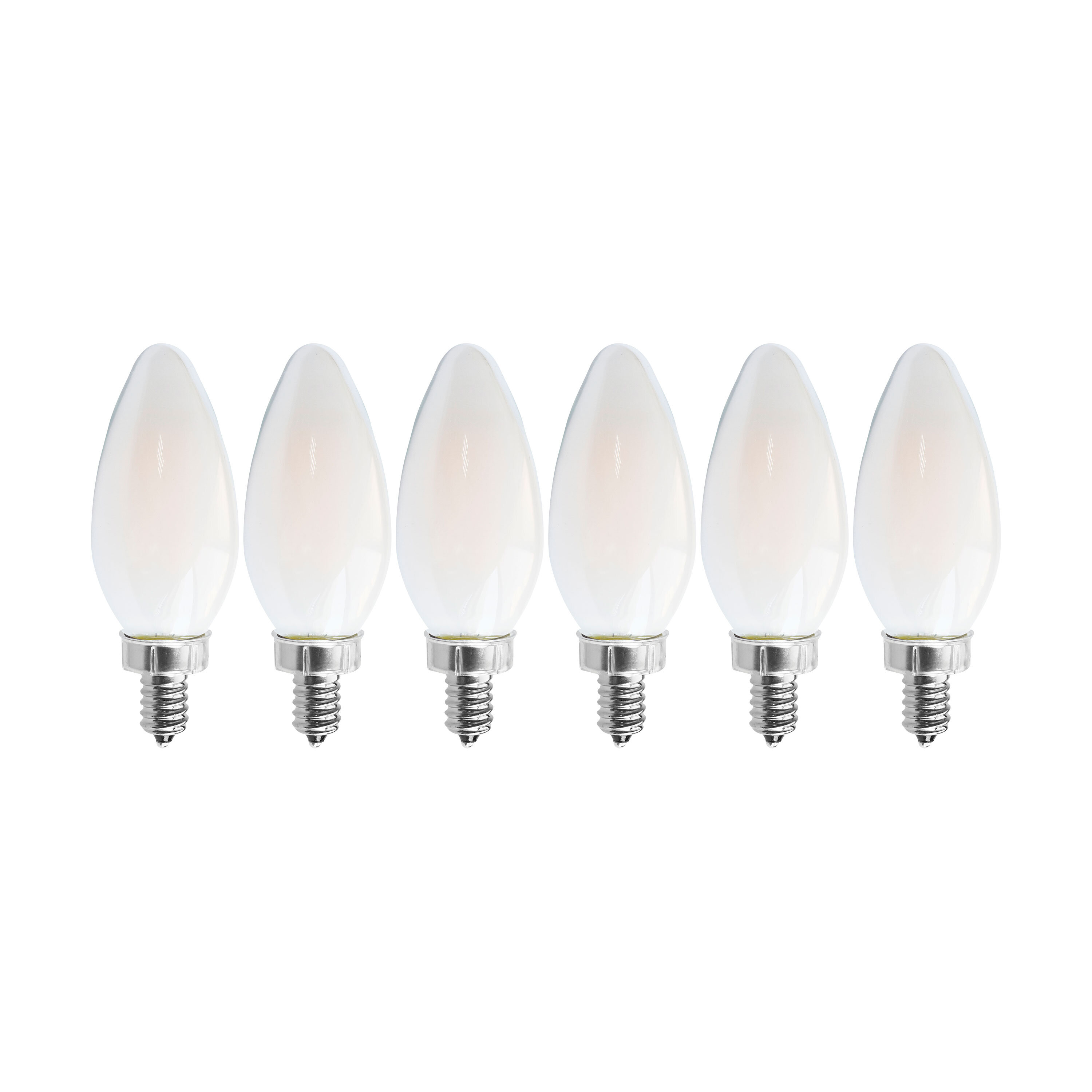 Decorative Candle Base Warm White 2700K Chandelier Bulbs Non-Dimmable pack of 4 Albrillo E12 LED Bulb Candelabra Light Bulbs 6W 60 Watt Equivalent