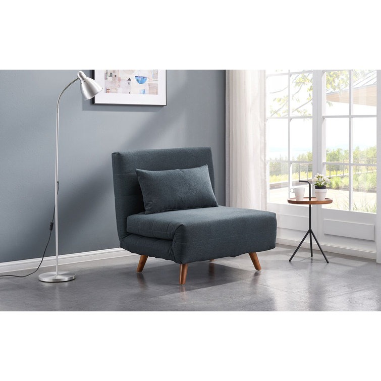 Corrigan Studio® Glynda 35" Tight Back Futon Chair Wayfair