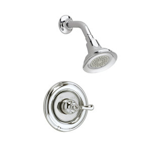 Hampton Diverter Shower Faucet Trim Kit with Metal Lever Handle