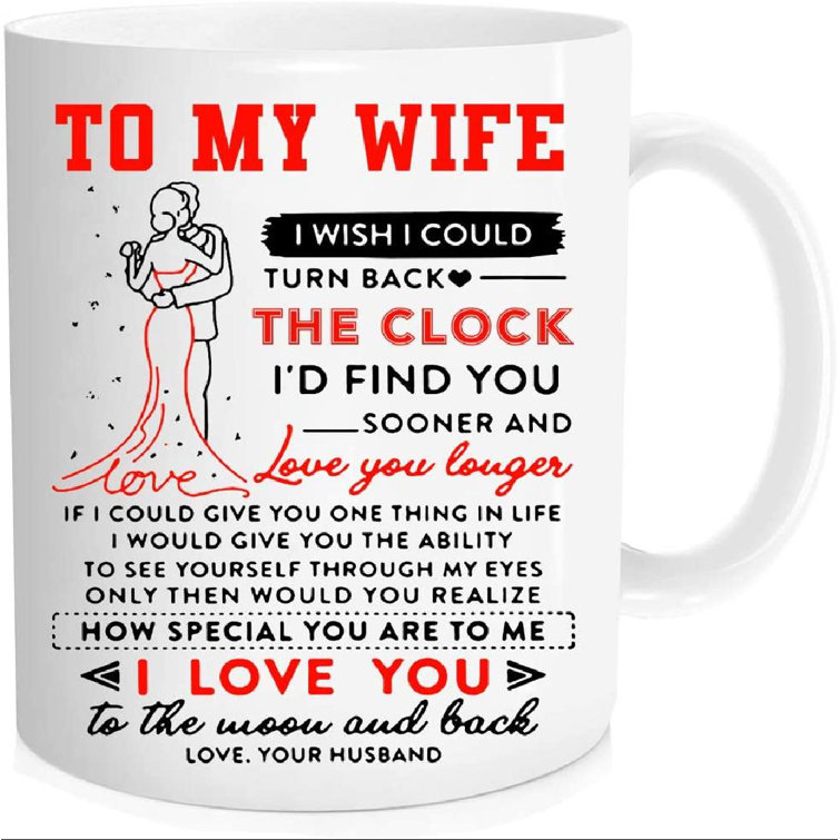 Funny Ceramic Coffee Mug Tea Cup Valentine’s Day Gift Hubby Birthday 