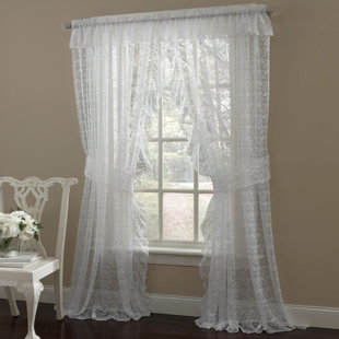 Purple Ruffle Curtains Wayfair
