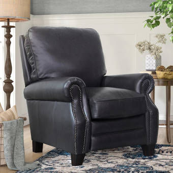 bipasha genuine leather manual recliner