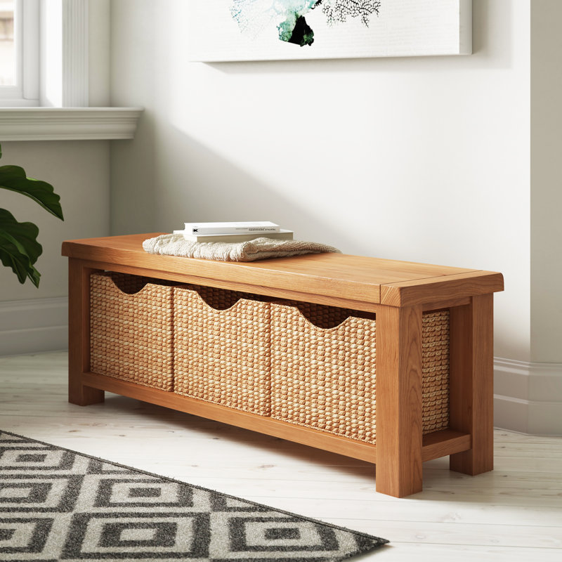 Rosalind Wheeler Alden Storage Bench Reviews Wayfair Co Uk