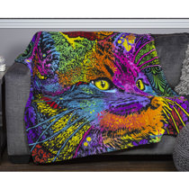 cat throw blanket