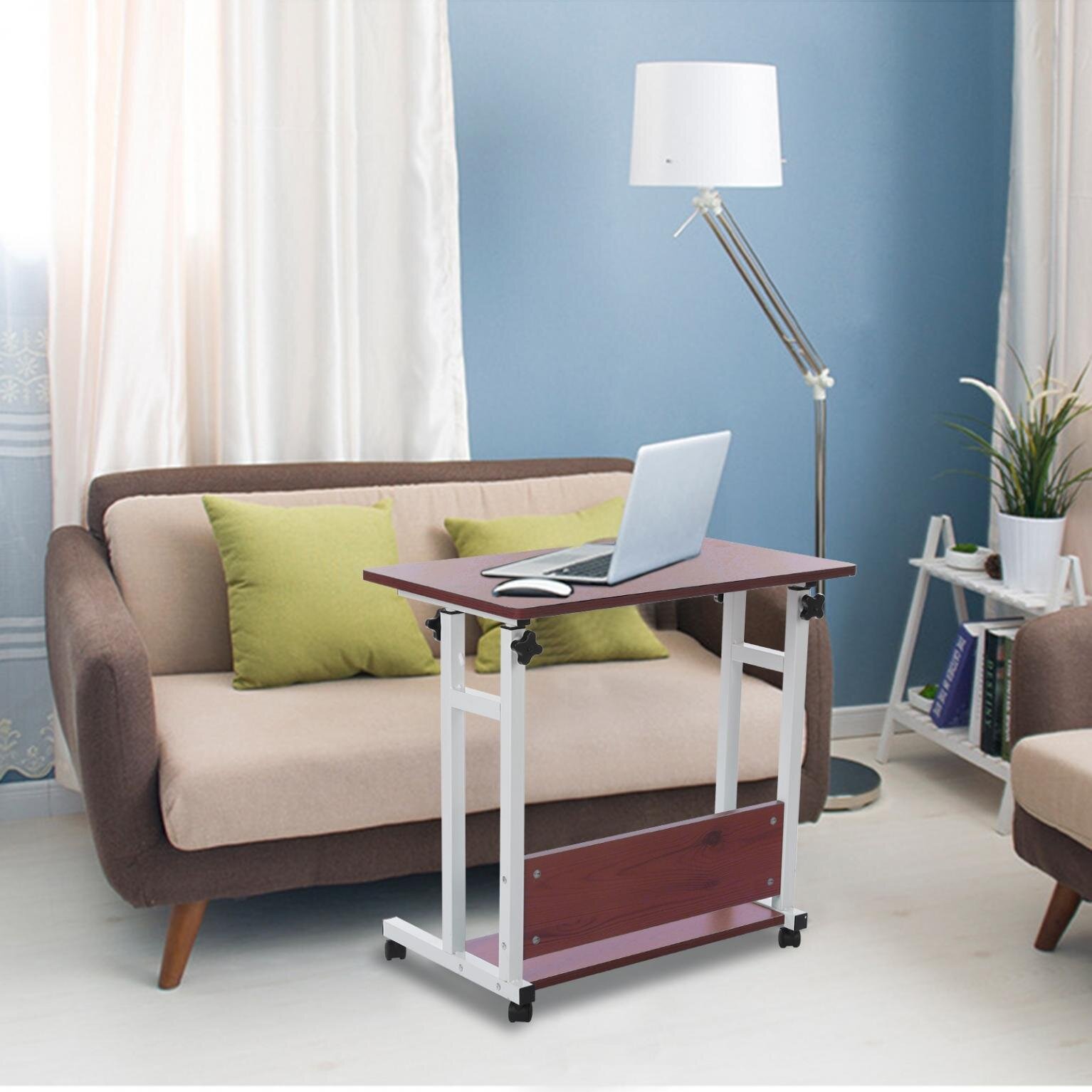 Home Office Chair Can Be Lifted And Lowered Mobile Computer Desk Bedside Table 