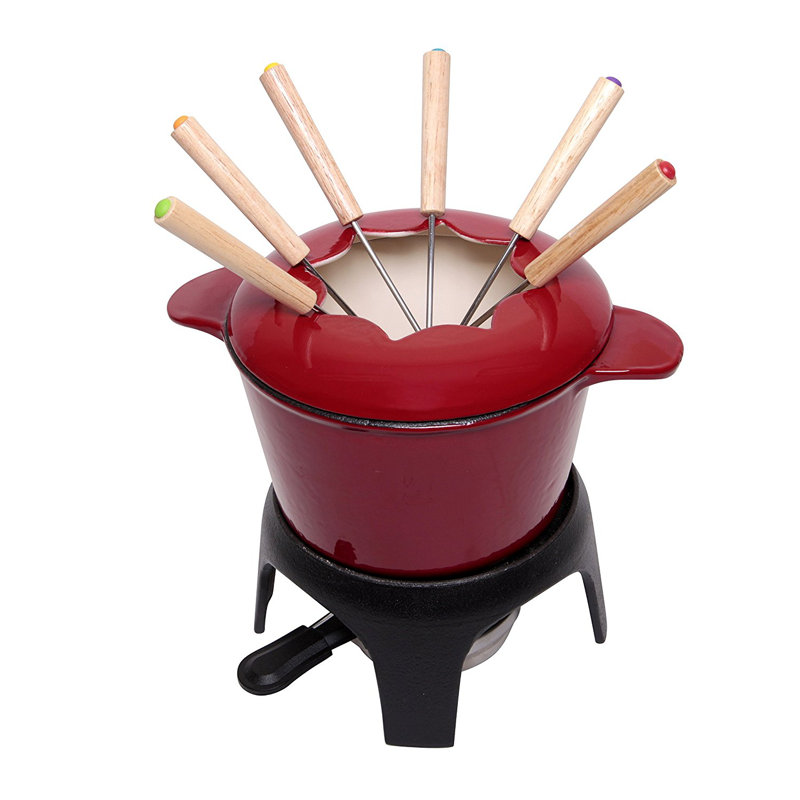 2 qt. Cast Iron Fondue