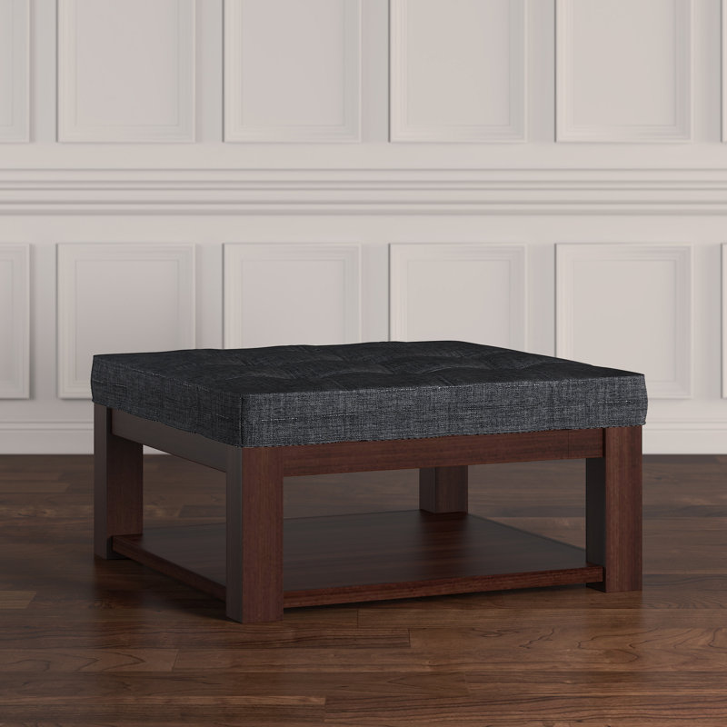 Three Posts Abshire Tufted Cocktail Ottoman Reviews Wayfair