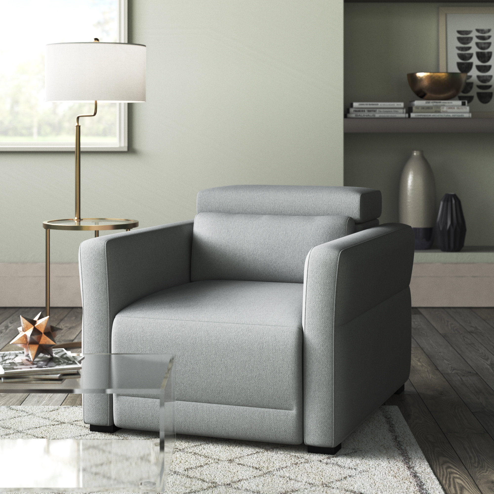 Mercury Row® Almyra Upholstered Recliner Wayfair