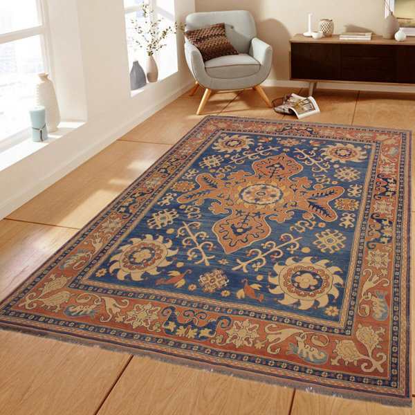Orange Wool Rug Wayfair