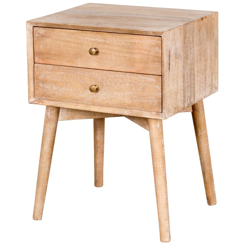 Wildon Home® 2 Drawer Nightstand | Wayfair