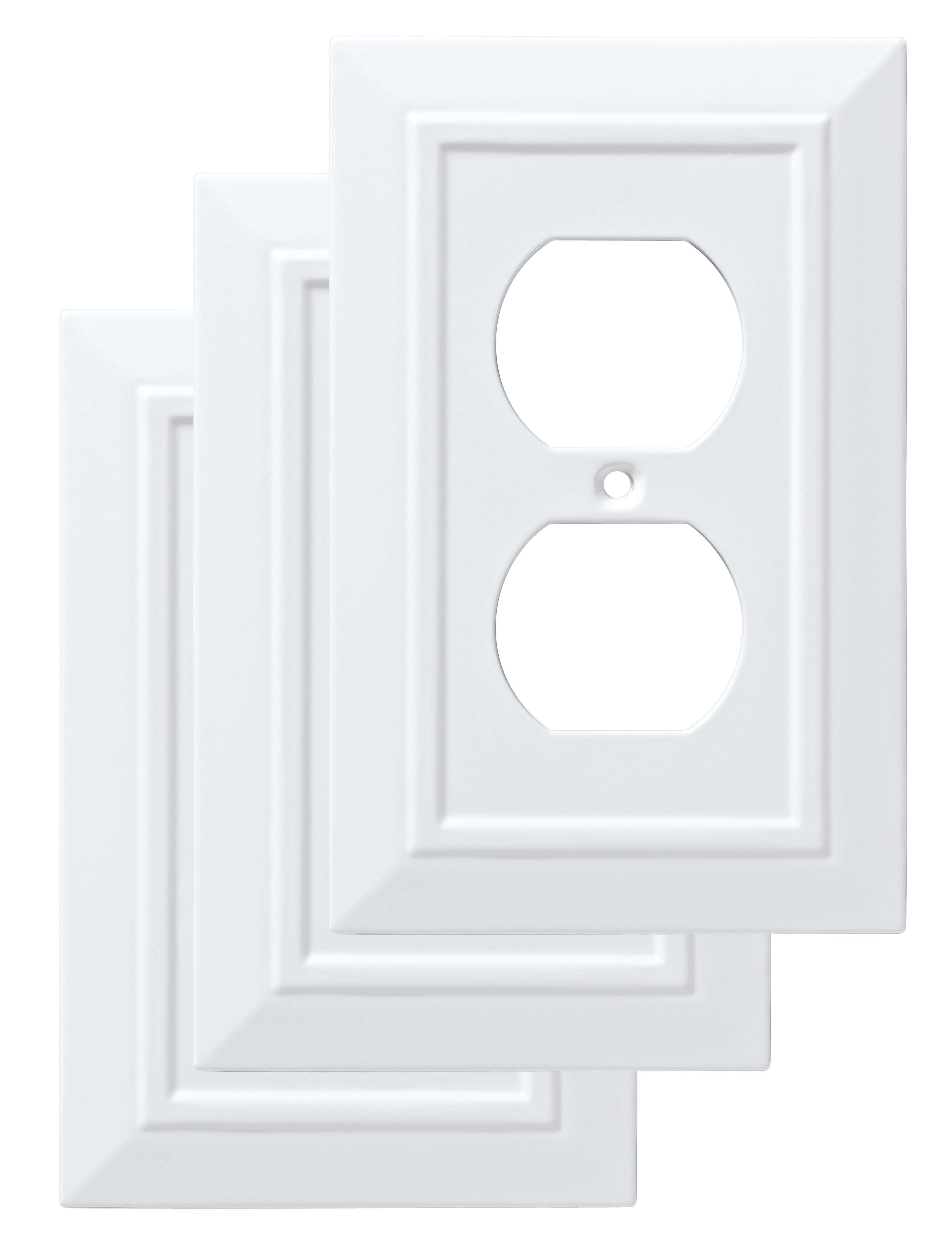 Franklin Brass Classic Architecture 1 Gang Duplex Outlet Wall Plate Reviews Wayfair