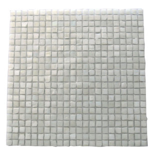 Sticky Tile Wayfair Ecologic 0 38 X Gl Mosaic Tile In White