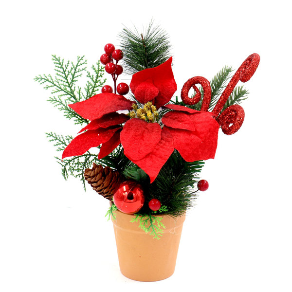 The Holiday Aisle Decorative Christmas Holiday Poinsettia