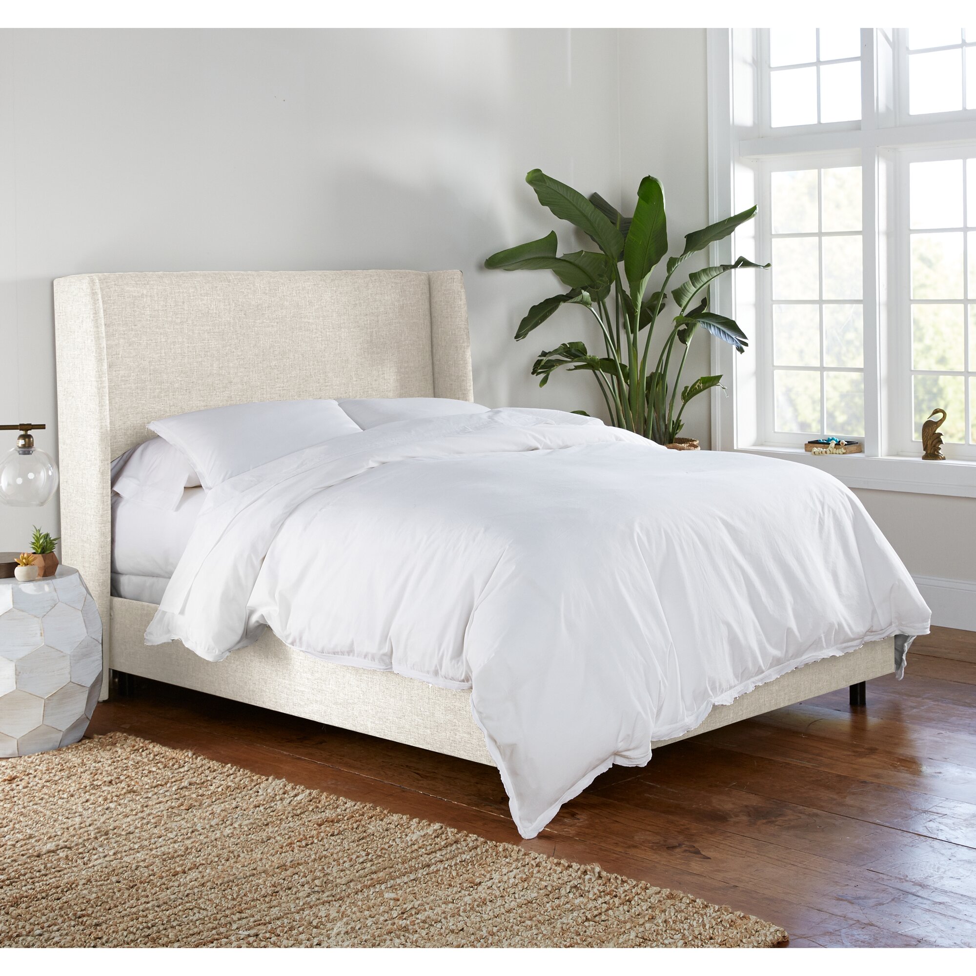 Milan Upholstered Panel Bed