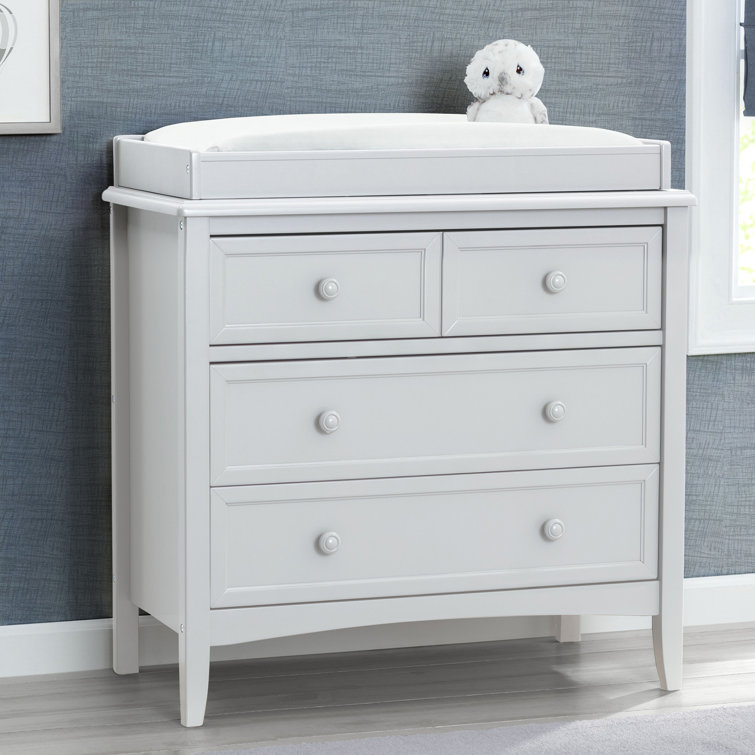 delta changing table with drawer
