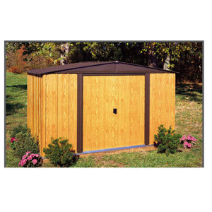 Woodlake 10 ft. W x 8 ft. D Metal Storage Shed