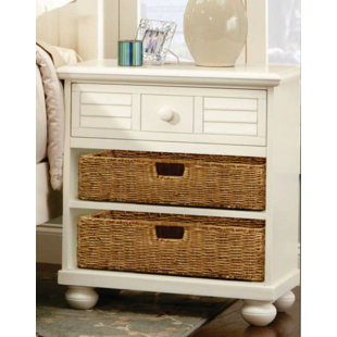 Go to store & view more images Cowling Ice Cream at the Beach 1 Drawer Nightstand by Rosecliff Heights