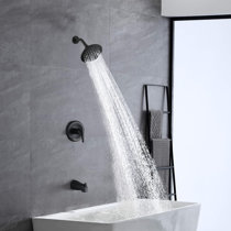 Tub Spout Diverter Shower Faucets Systems You Ll Love In 2021 Wayfair