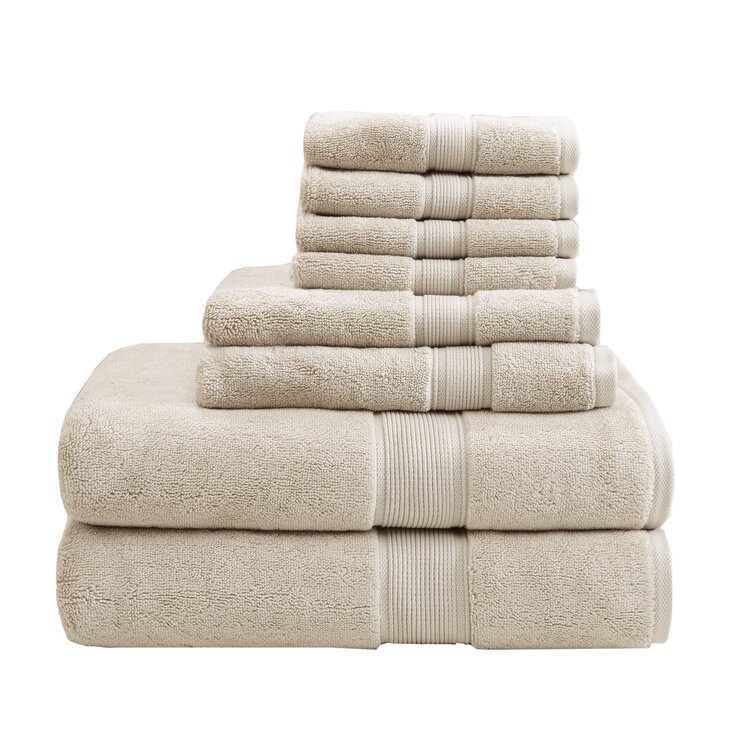 Madison Park Signature 800GSM 100% Cotton 8 Piece Towel Set & Reviews ...