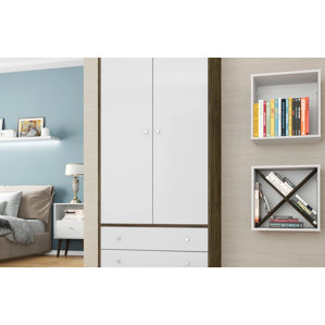 Lewis Mid Century Modern Armoire by Ge..