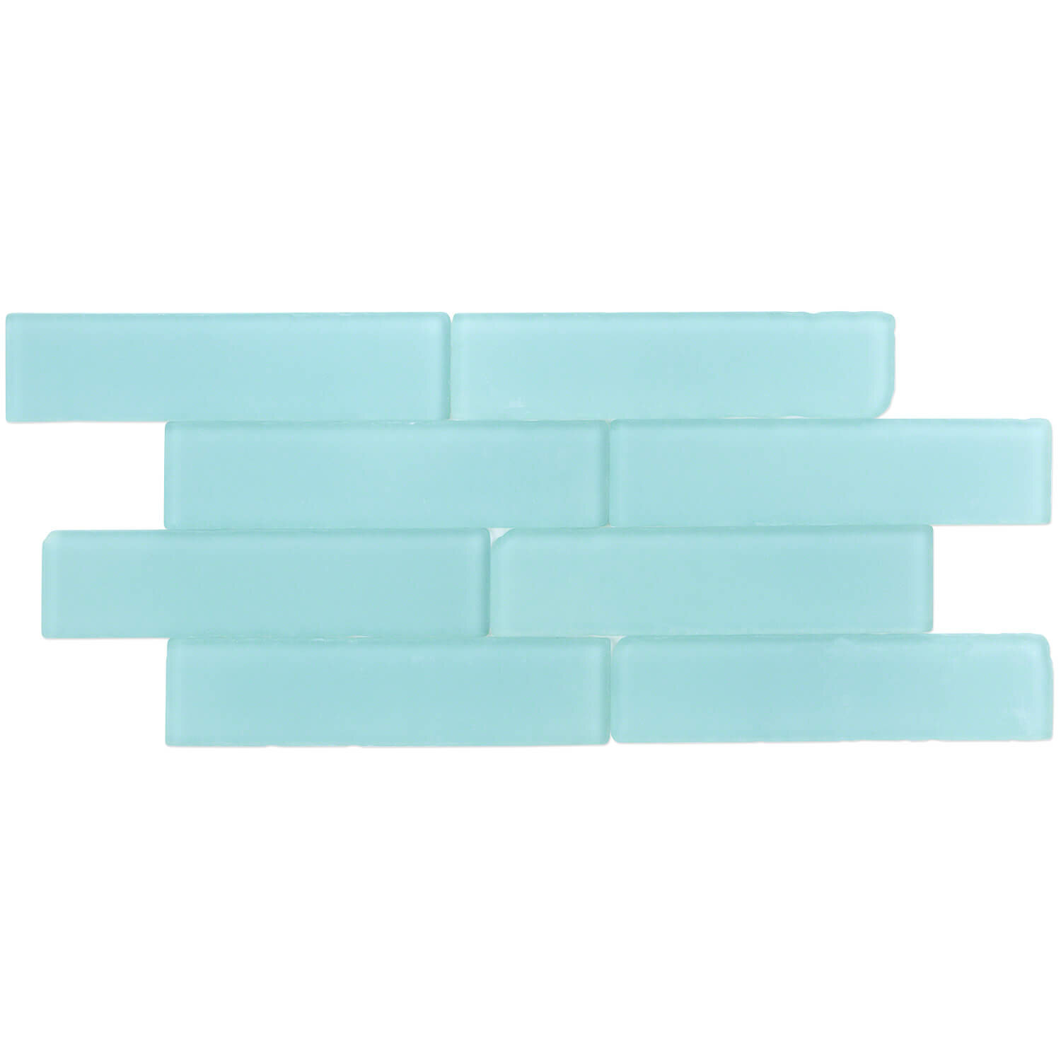 Ivy Hill Tile Ocean Beached 2 X 8 Glass Subway Tile In Blue Wayfair