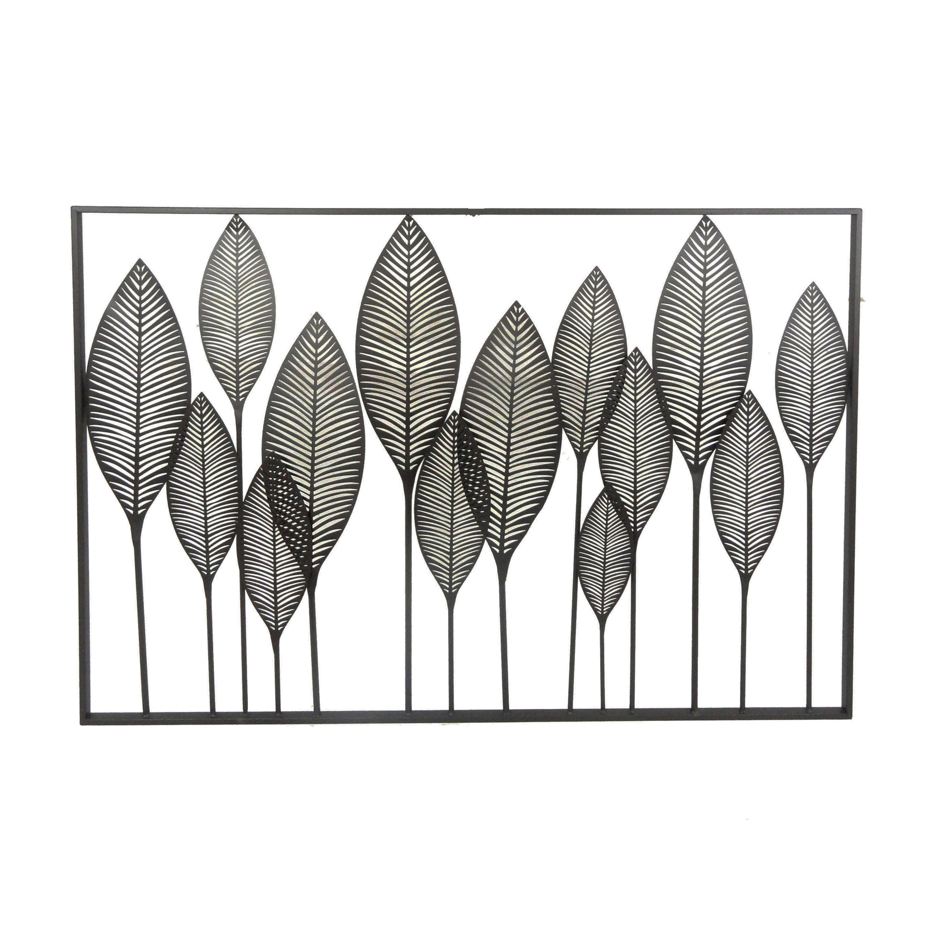 Red Barrel Studio Metal Leaves Wall Décor Reviews Wayfair