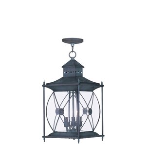 Ozias 3-Light Outdoor Hanging Lantern