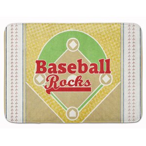 Baseball Rules Memory Foam Bath Rug