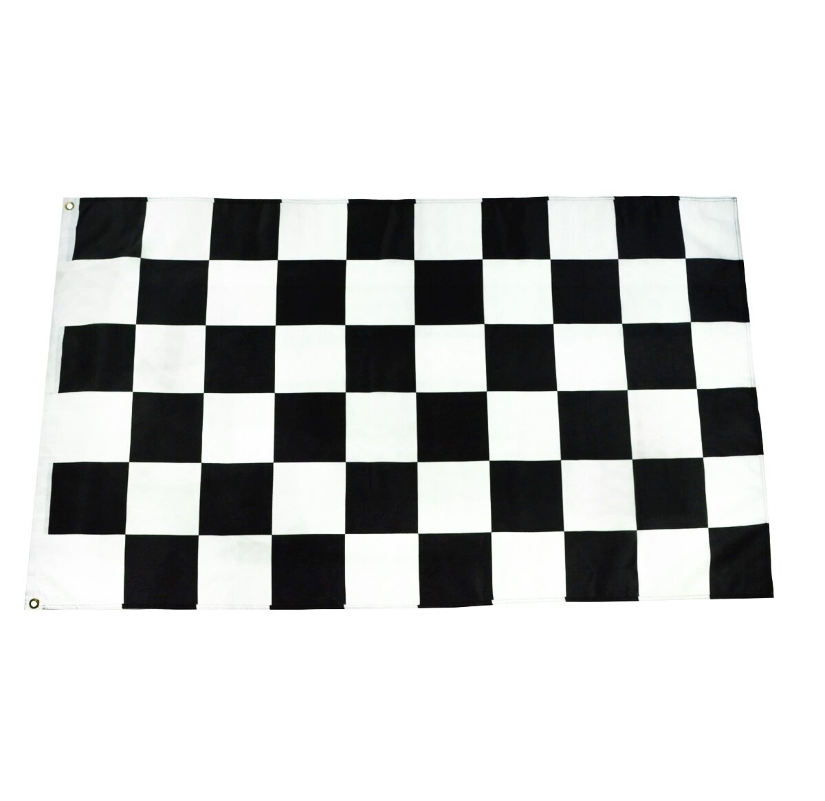 2 CHECKERED FLAG 3 X 5 FEET 36" X 60" NASCAR RACING BLACK AND WHITE FLAGS BANNER 