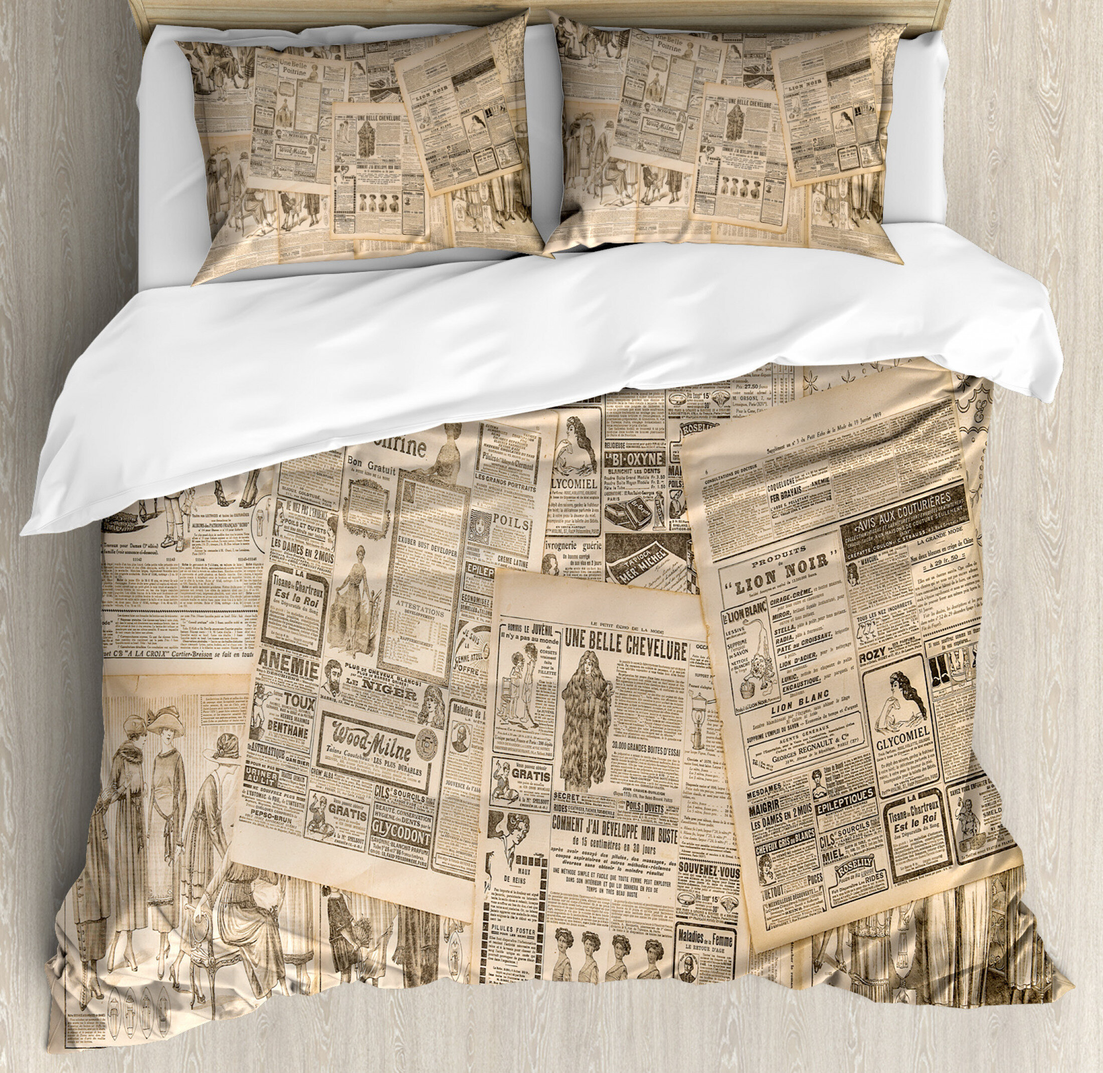 East Urban Home Antique Duvet Cover Set Wayfair