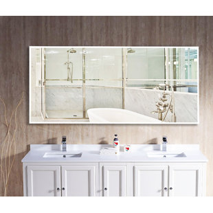 72 Inch Vanity Mirror Shapeyourminds 72 Inch Bathroom Mirror Wayfair