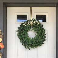 Mud Pie Welcome Wreath Hanger Home Decor 4265475