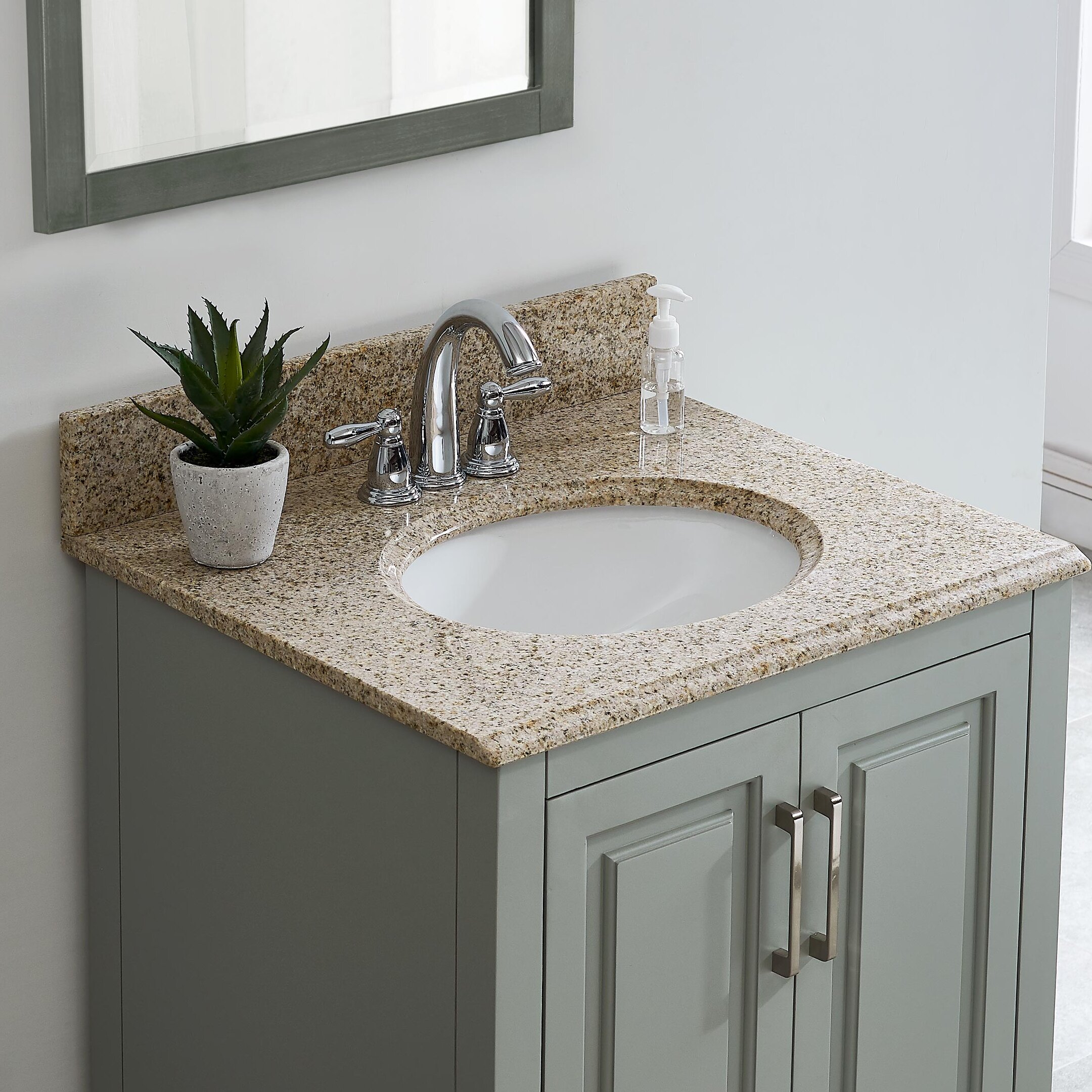 Tile Top Granite 25 Single Bathroom Vanity Top Wayfair