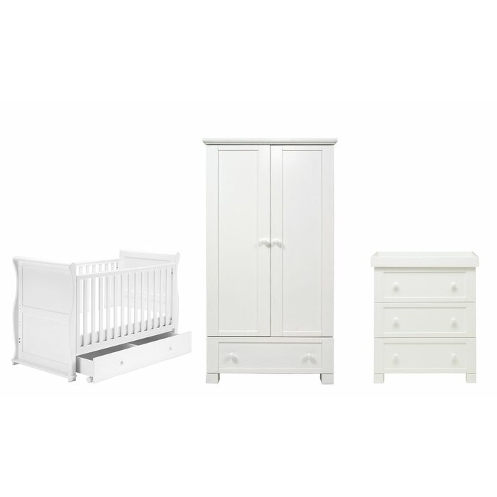 Chest Of Drawers Toy Box 5 Pcs Baby Nursery Furniture Set Cot