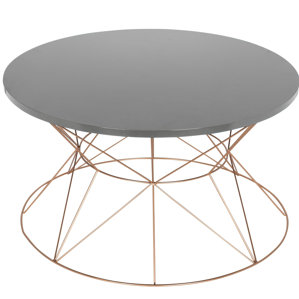 Galien Round Metal Coffee Table by Ivy..