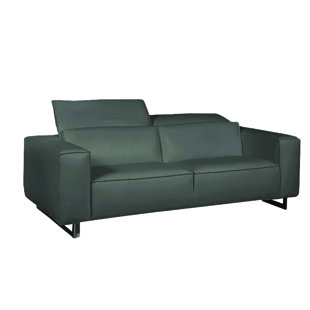 Go to store & view more images Bellini Modern Living Giadia Leather Loveseat
