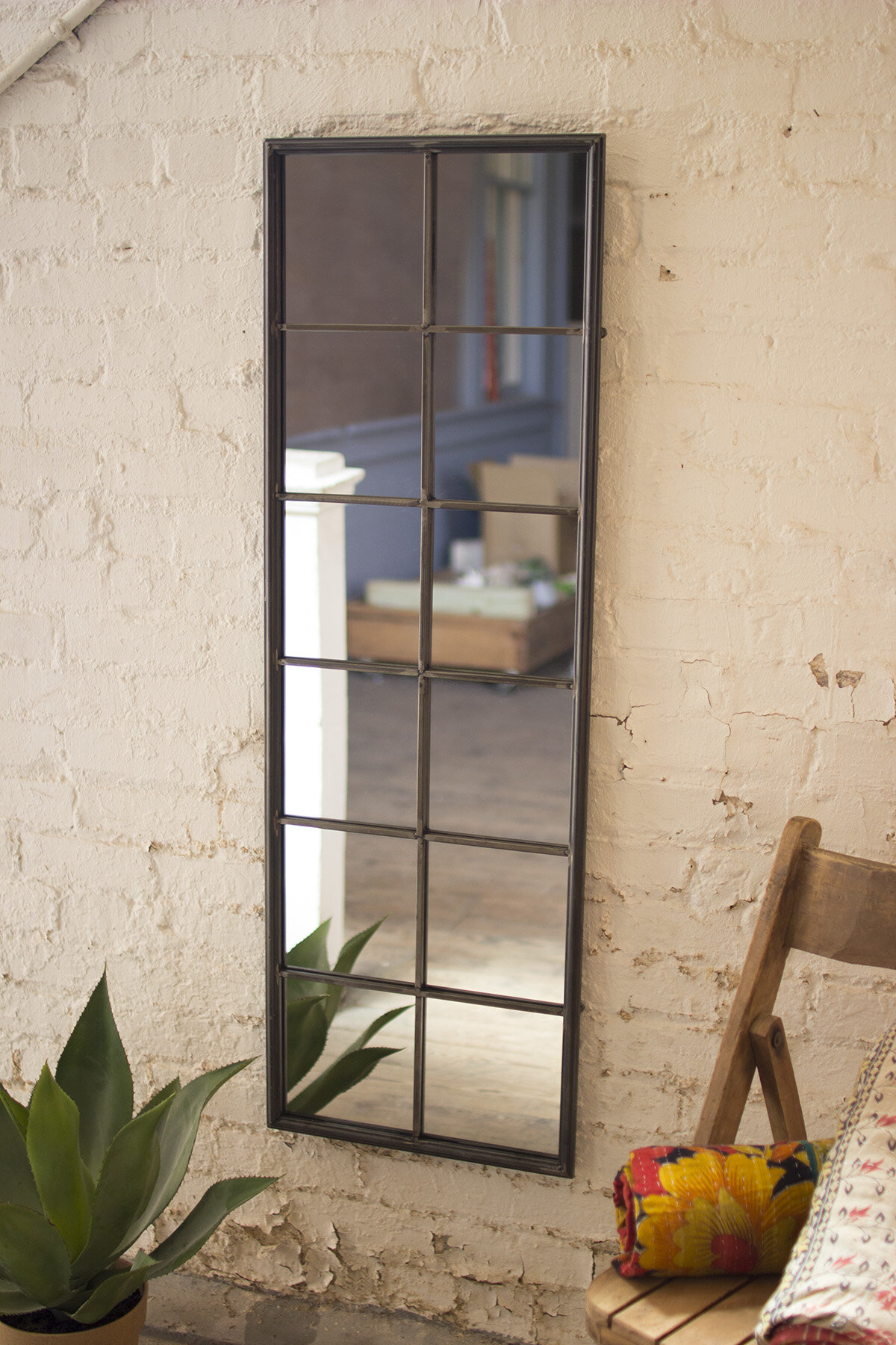 Wade Logan® Wamsley Rectangle Metal Wall Mirror & Reviews | Wayfair