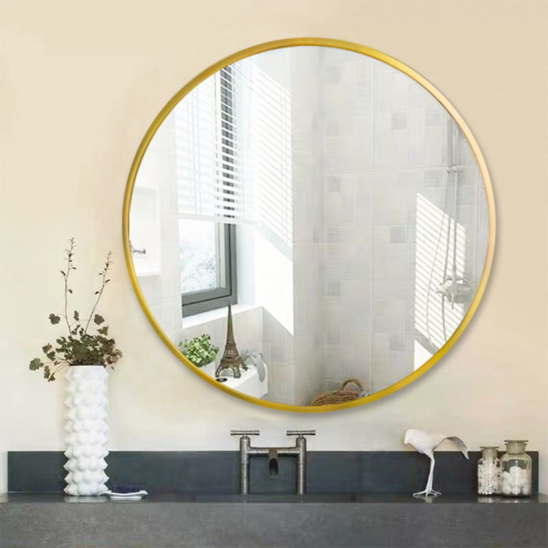 Tempered Mirror Wall Circle Mirror For Bathroom