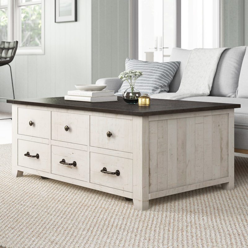 Karley Solid Wood Single Coffee Table