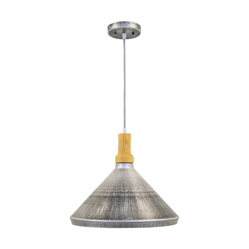 Tedrow 1 - Light Rolled Steel Single Pendant