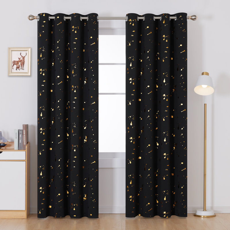 Girlie Room Darkening Curtain Panel Pair