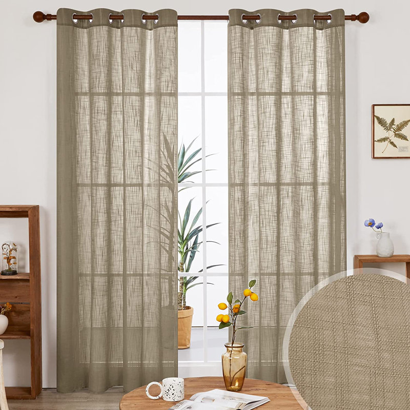 Sheer Curtain Pair
