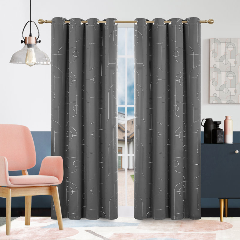 Ashleeann Room Darkening Curtain Panel Pair
