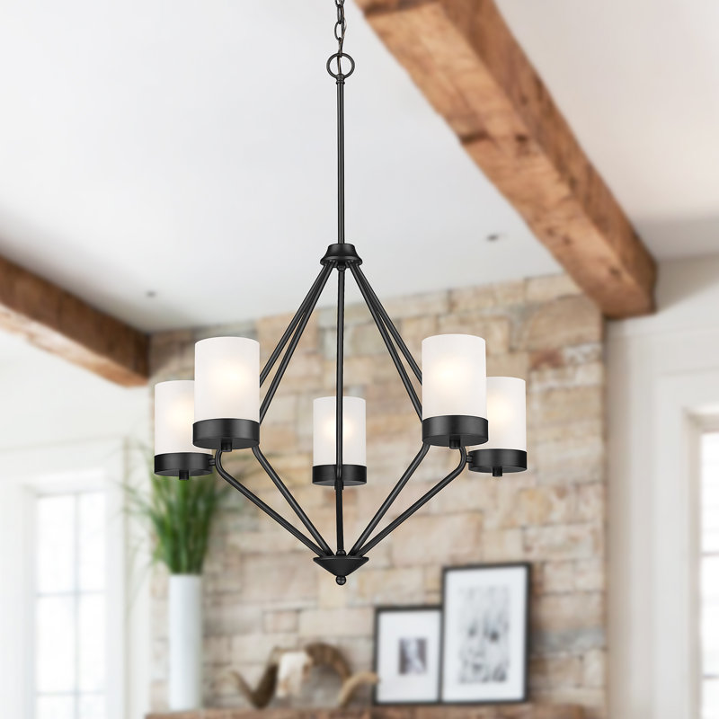 5 - Light Acrylic Chandelier