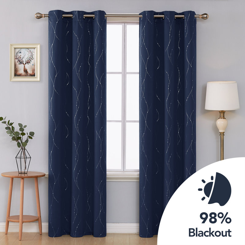 Room Darkening Curtain Panel Pair