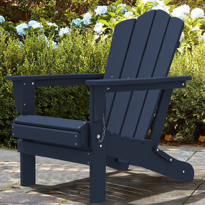 Wolak Foldable Outdoor Adirondack Chair